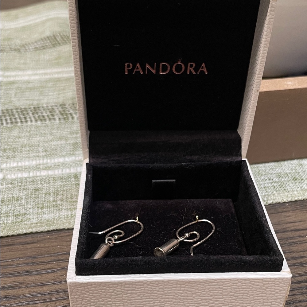 Pandora Silver Dangle Earrings